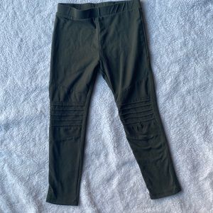 Girls green leggings